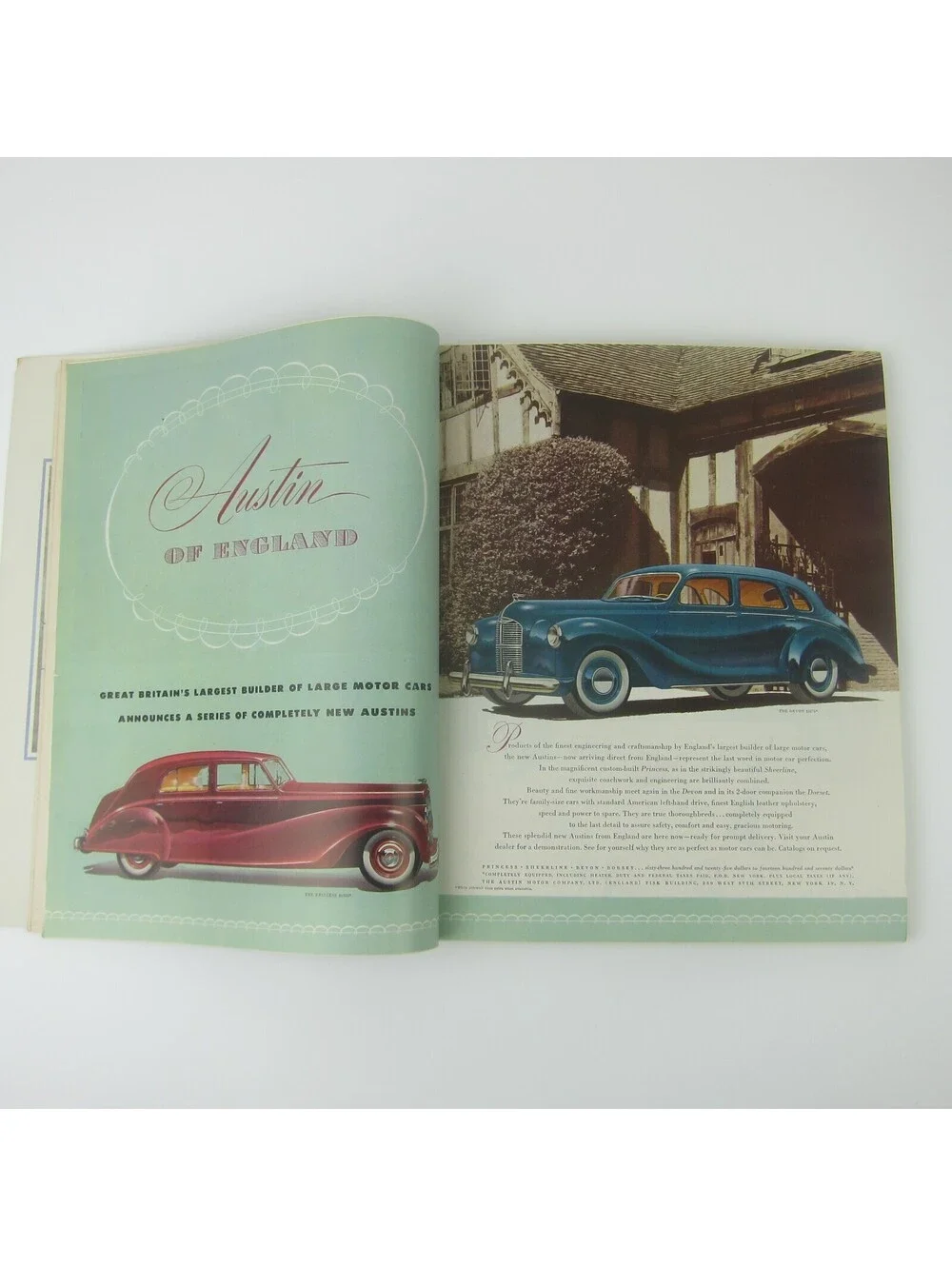 Vintage FORTUNE Magazine March 1948 Packard, Nash, Ford, Austin England, Buick